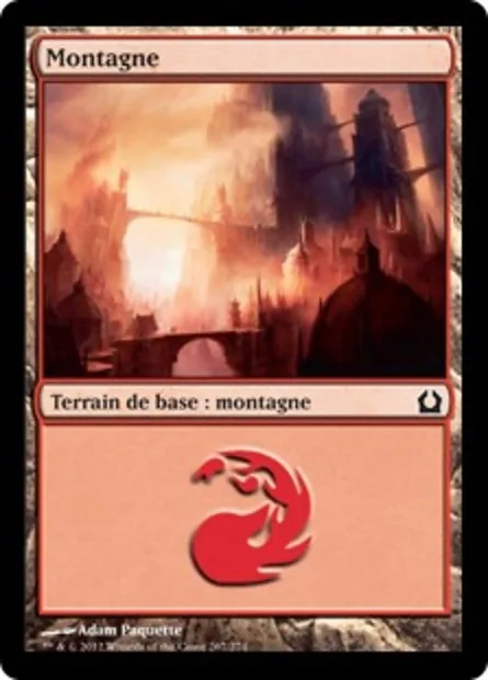 Montagne, carte Magic RTR 267 — extension Retour à Ravnica