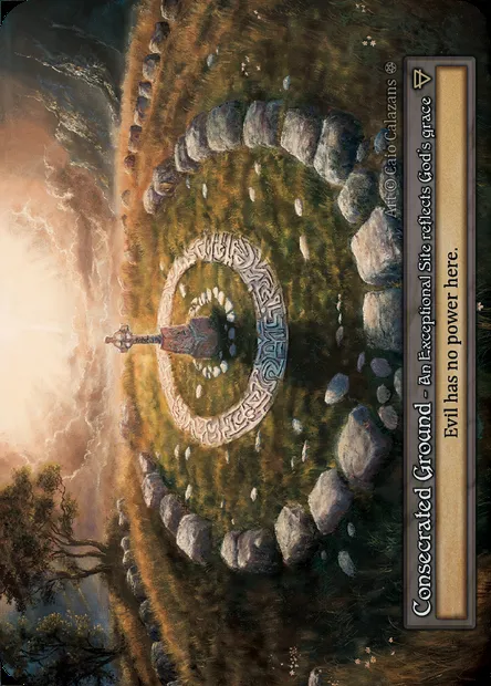 Consecrated Ground, Sorcery card GOT 371 — Gothic set