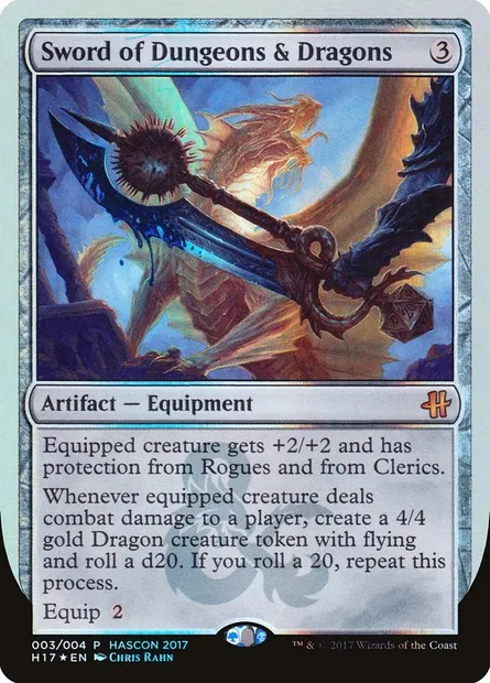 Sword of Dungeons & Dragons, Magic card H17 3 — HasCon 2017 set
