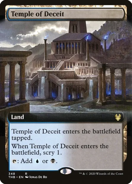 Temple of Deceit, Magic card THB 348 — Theros Beyond Death set
