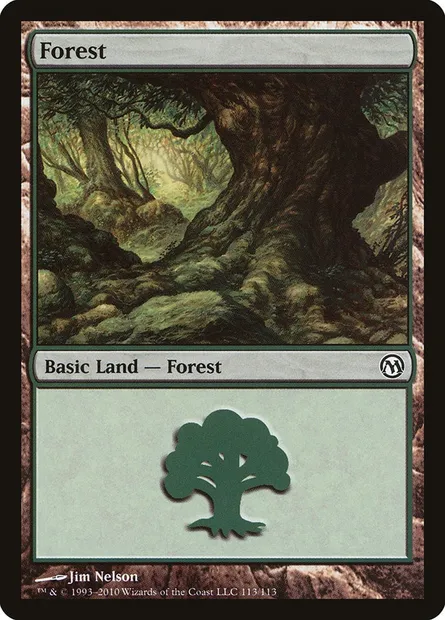 Forêt, carte Magic DPA 113 — extension Duels of the Planeswalkers