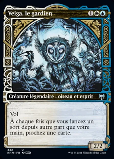 Veiga, le gardien, carte Magic KHM 332 — extension Kaldheim