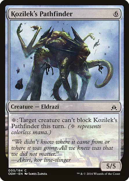 Kozilek's Pathfinder, Magic card OGW 5 — Oath of the Gatewatch set