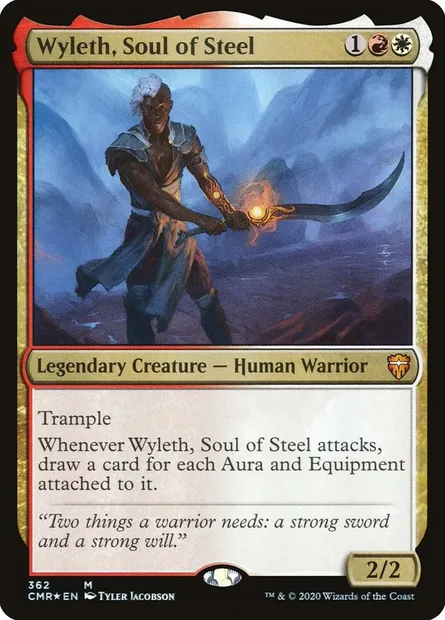 Wyleth, Soul of Steel, Magic card CMR 362 — Commander Legends set