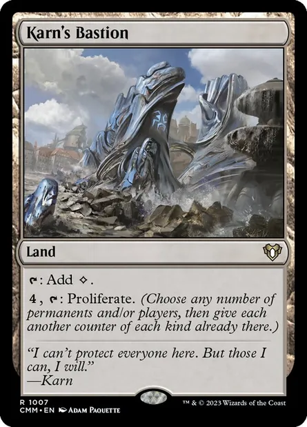 Karn's Bastion, Magic card CMM 1007 — Commander Masters set