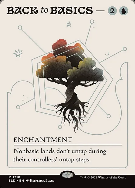 Back to Basics, Magic card SLD 1718 — Secret Lair Drop set