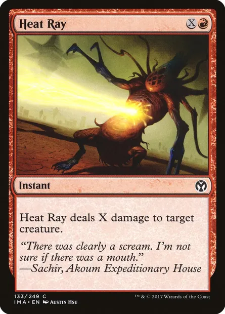 Heat Ray, Magic card IMA 133 — Iconic Masters set