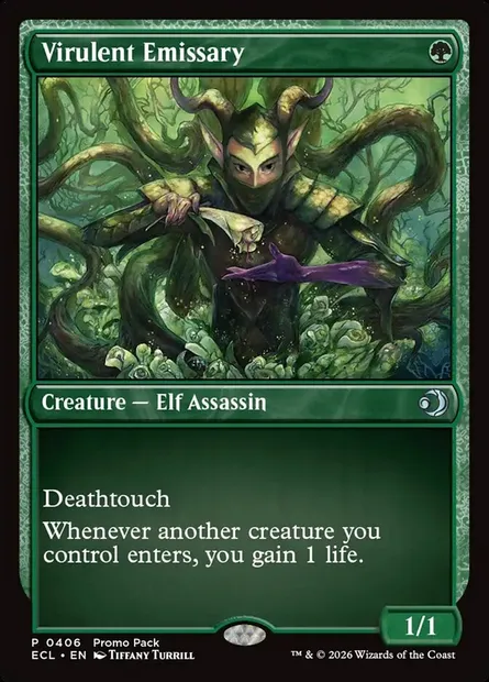 Virulent Emissary, Magic card ECL 406 — Lorwyn Eclipsed set