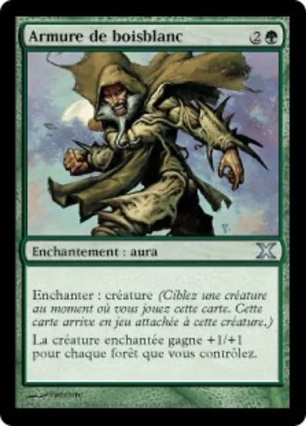 Armure de boisblanc, carte Magic 10E 253 — extension Dixième édition