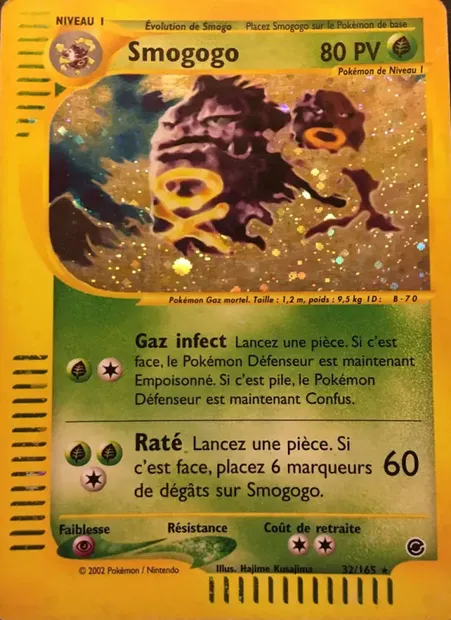 Smogogo, carte Pokémon EX 32 — extension Expedition