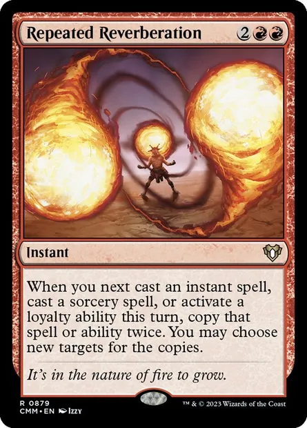 Repeated Reverberation, Magic card CMM 879 — Commander Masters set