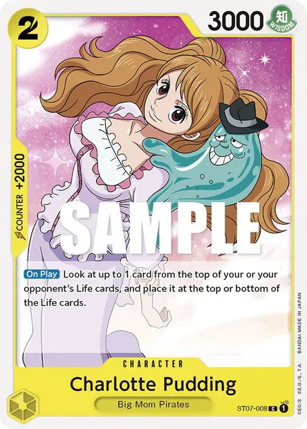Charlotte Pudding, carte One Piece ST07-008 — extension Big Mom Pirates