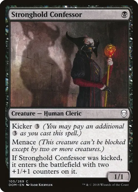 Stronghold Confessor, Magic card DOM 105 — Dominaria set