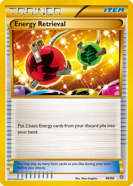 Energy Retrieval, Pokémon card AOR 99 — Ancient Origins set