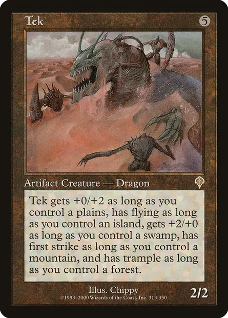 Tek, carte Magic INV 313 — extension Invasion