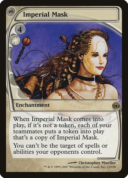 Masque impérial, carte Magic FUT 23 — extension Vision de l'Avenir
