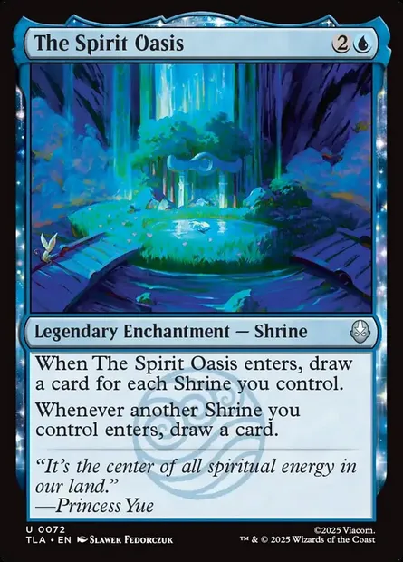 The Spirit Oasis, Magic card TLA 72 — Avatar: The Last Airbender set