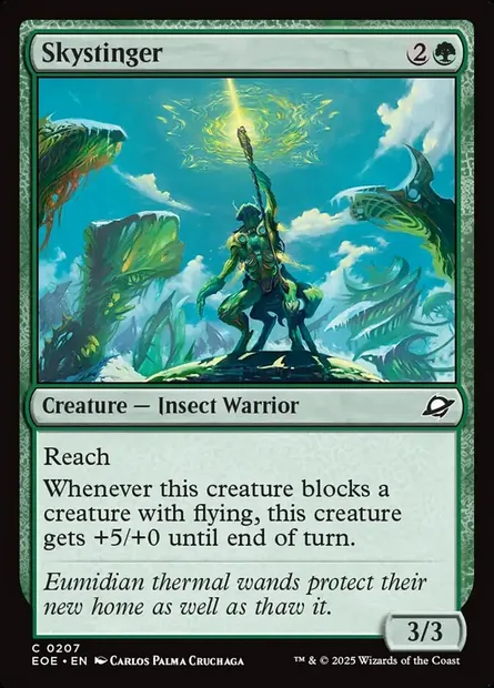 Skystinger, Magic card EOE 207 — Edge of Eternities set