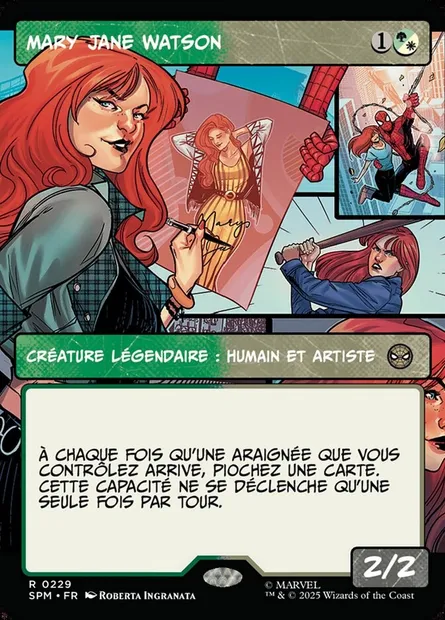 Mary Jane Watson, carte Magic SPM 229 — extension Marvel's Spider-Man