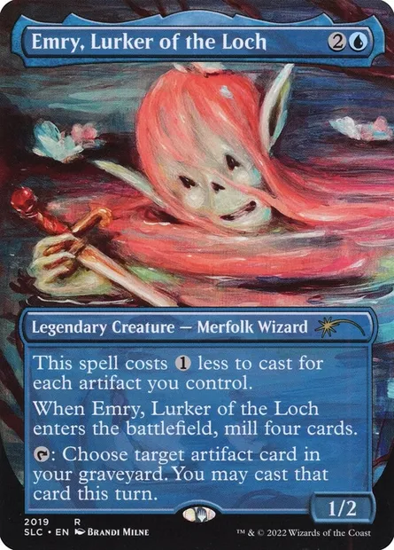 Emry, Lurker of the Loch, Magic card SLC 2019 — Secret Lair Countdown set