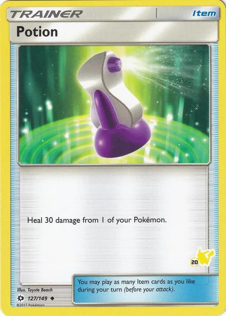 Potion, Pokémon card BA20 127p-20 — Battle Academy 2020 set