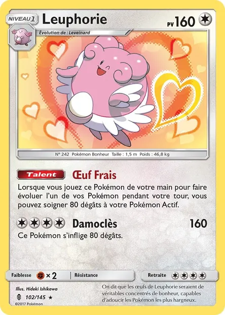 Leuphorie, carte Pokémon GRI 102 — extension Gardiens Ascendants