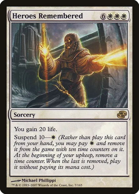 Heroes Remembered, Magic card PLC 7 — Planar Chaos set