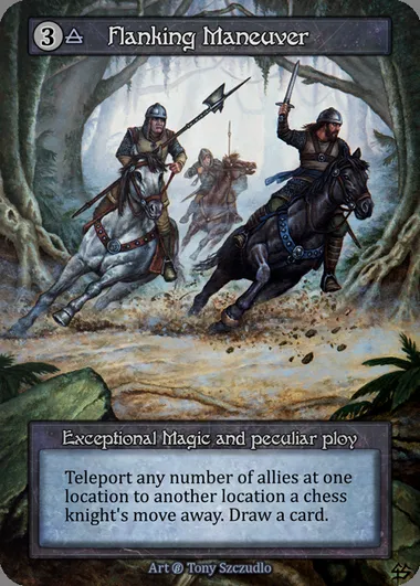 Flanking Maneuver, carte Sorcery BET 222 — extension Beta