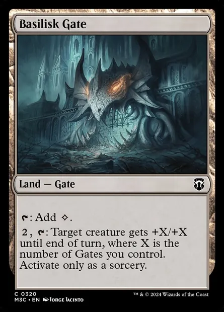 Basilisk Gate, Magic card M3C 320 — Modern Horizons 3 Commander set