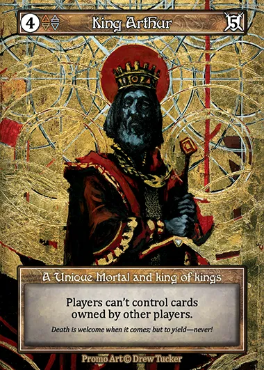 King Arthur, carte Sorcery PRO 038 — extension Promotional