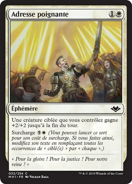 Adresse poignante, carte Magic MH1 32 — extension Horizons du Modern