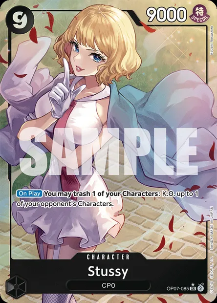 Stussy, One Piece card OP07-085 — 500 YEARS IN THE FUTURE set