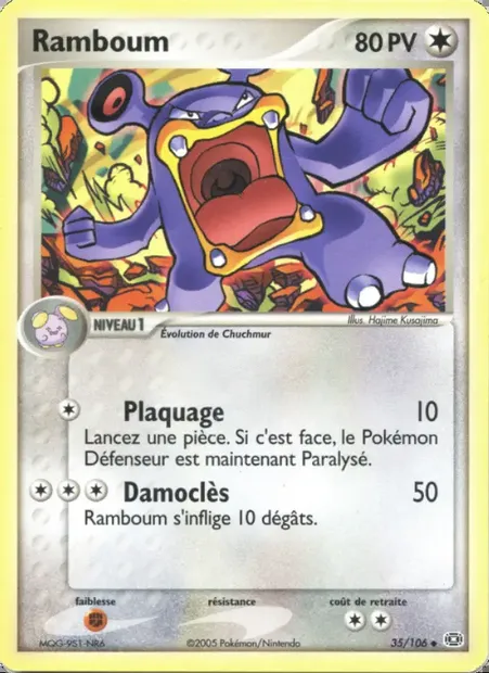Ramboum, carte Pokémon EM 35 — extension EX Émeraude