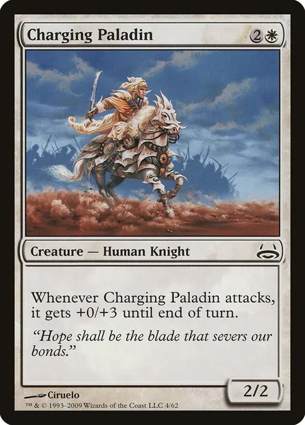 Charging Paladin, Magic card DDC 4 — Duel Decks: Divine vs. Demonic set