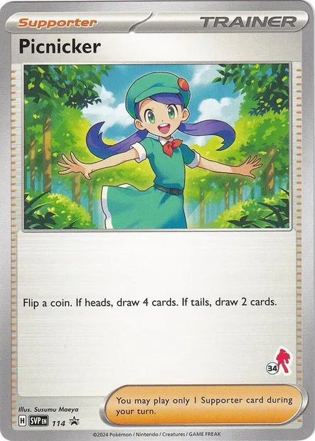 Picnicker, Pokémon card BA24 114-34 — Battle Academy 2024 set