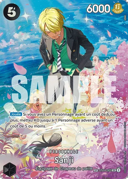 Sanji, carte One Piece ST14-003 — extension 3D2Y