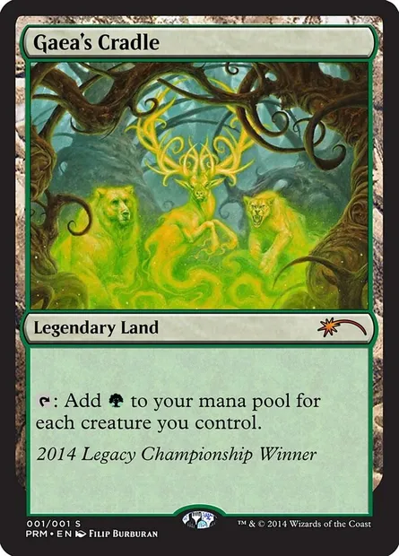 Gaea's Cradle, Magic card OLGC 2014 — Legacy Championship set