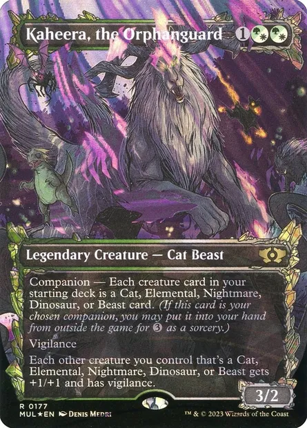 Kaheera, the Orphanguard, Magic card MUL 177 — Multiverse Legends set