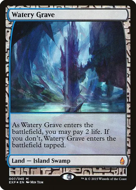 Tombe aquatique, carte Magic EXP 7 — extension Zendikar Expeditions
