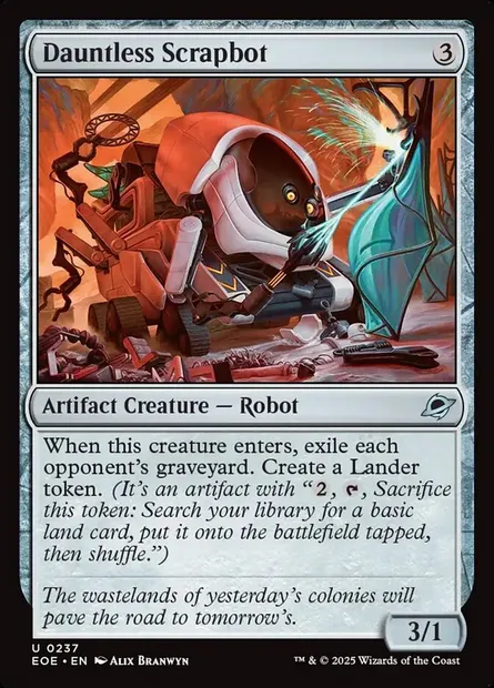 Dauntless Scrapbot, Magic card EOE 237 — Edge of Eternities set
