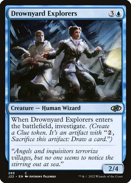 Drownyard Explorers, Magic card J22 289 — Jumpstart 2022 set
