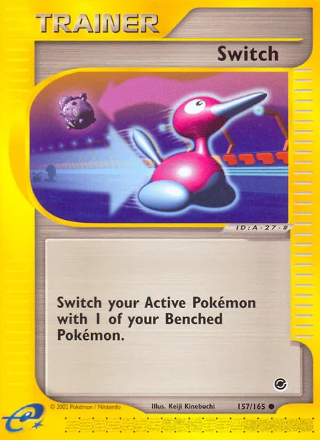 Switch, Pokémon card EX 157 — Expedition Base Set set