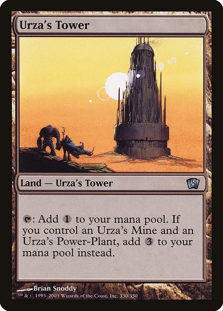 Urza's Tower, Magic card 8ED 330★ — Eighth Edition set