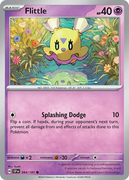 Flittle, Pokémon card SSP 094 — Surging Sparks set