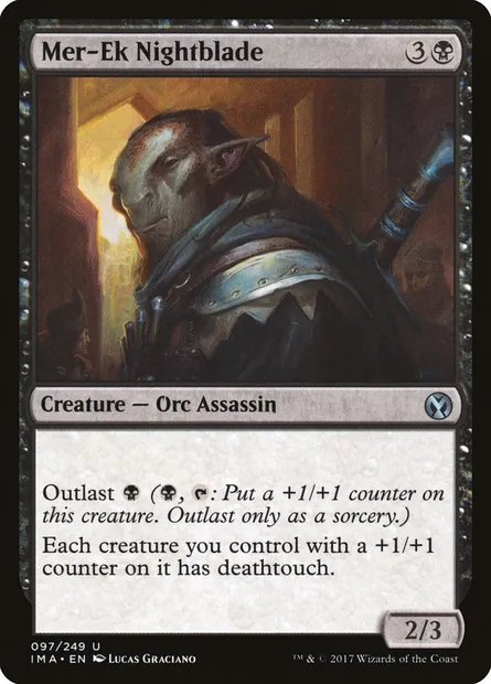 Mer-Ek Nightblade, Magic card IMA 97 — Iconic Masters set