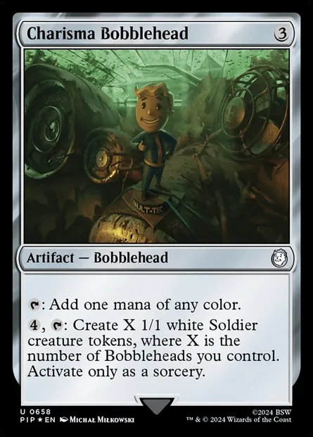 Charisma Bobblehead, Magic card PIP 658 — Fallout set