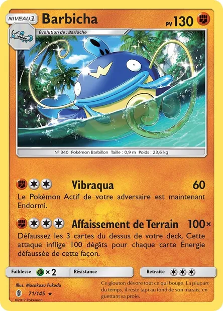 Barbicha, carte Pokémon GRI 71 — extension Gardiens Ascendants