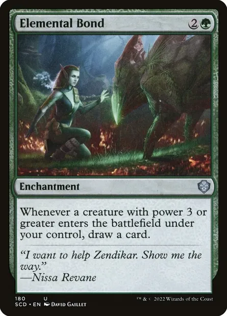 Lien élémentaire, carte Magic SCD 180 — extension Starter Commander Decks