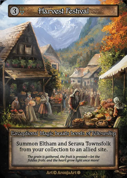 Harvest Festival, carte Sorcery GOT 255 — extension Gothic