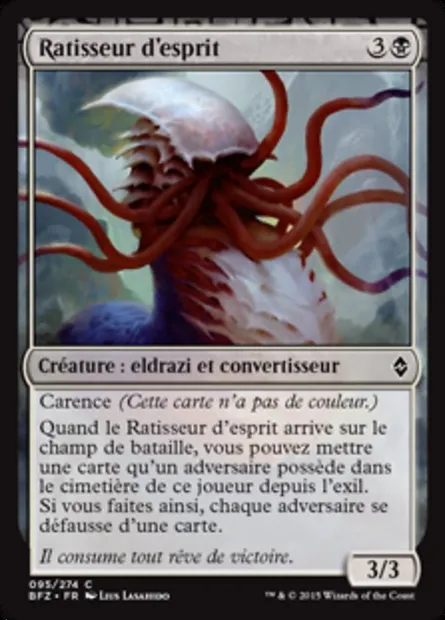 Ratisseur d'esprit, carte Magic BFZ 95 — extension La bataille de Zendikar